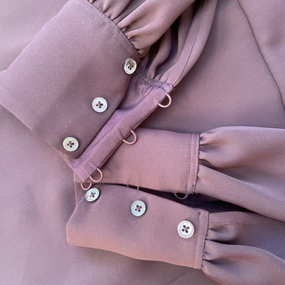 Babaton Aritzia Longsleeves dress with slit! Like New - Picture 5 of 8